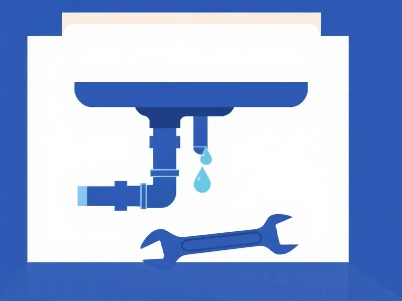Siphon d'évier — matériel et outillage